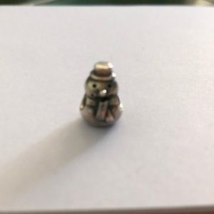Snowman pandora charm